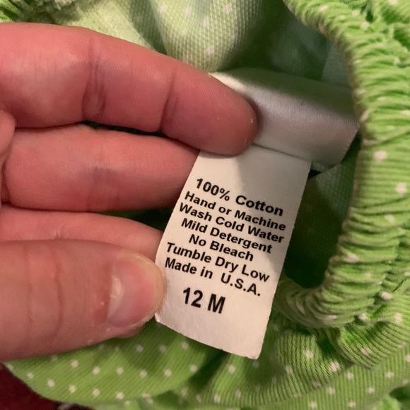 Adorable child’s dress with pigtailed girl - Picture 7 of 7